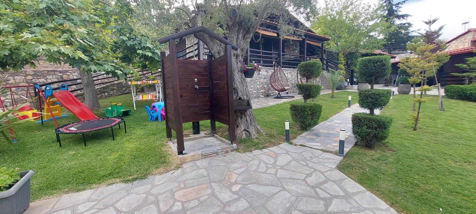 Dimitris Villas - Villa 4 ออร์โมส ปานากีอาส ภายนอก รูปภาพ